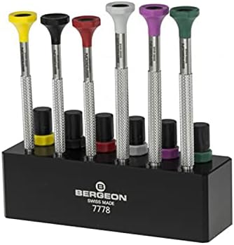 6 Piece Screwdriver Set with Spare Blades and Screwdriver Stand