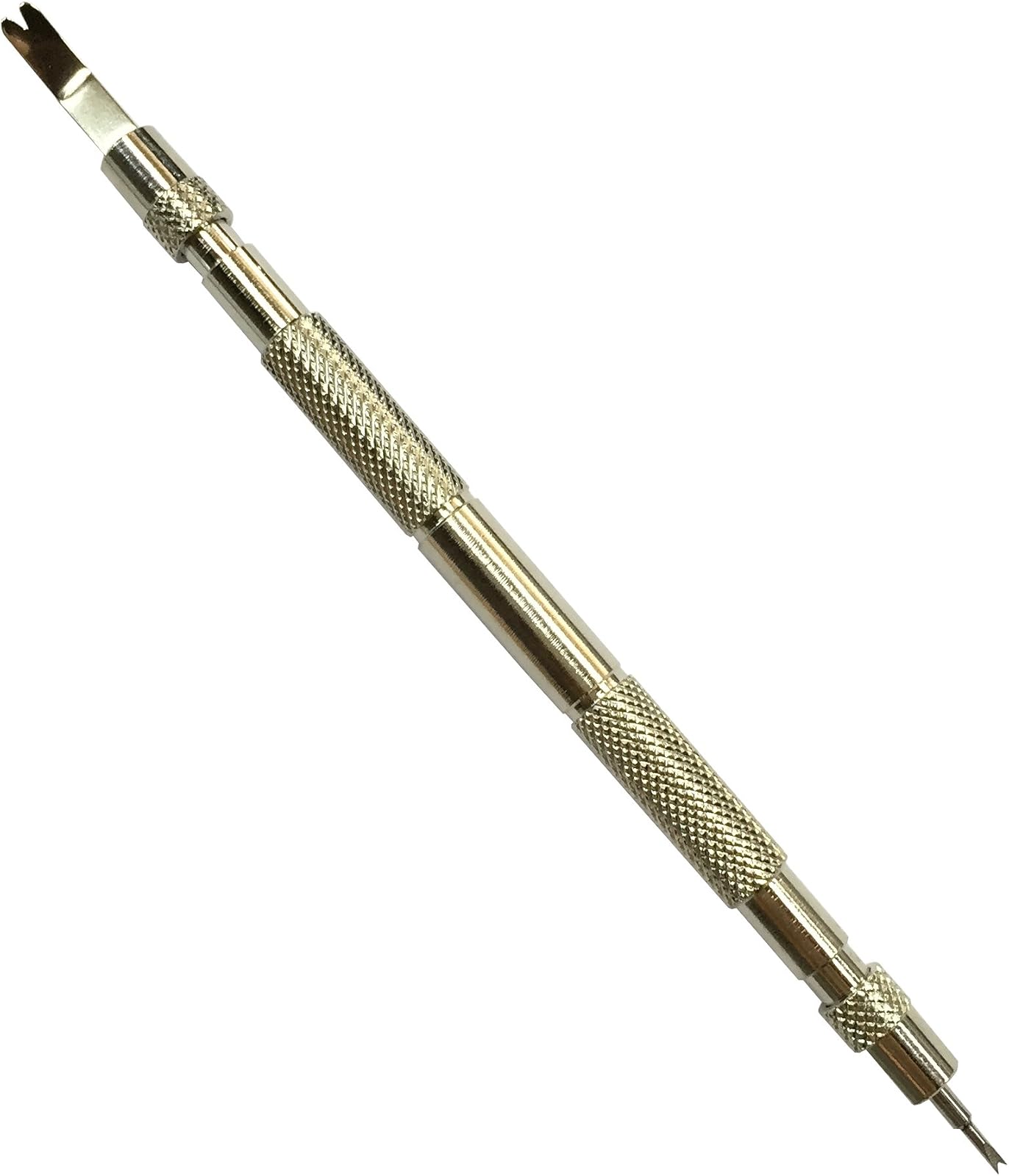 Watch Spring Bar Tool - Long Stainless Steel Handle with Replaceable