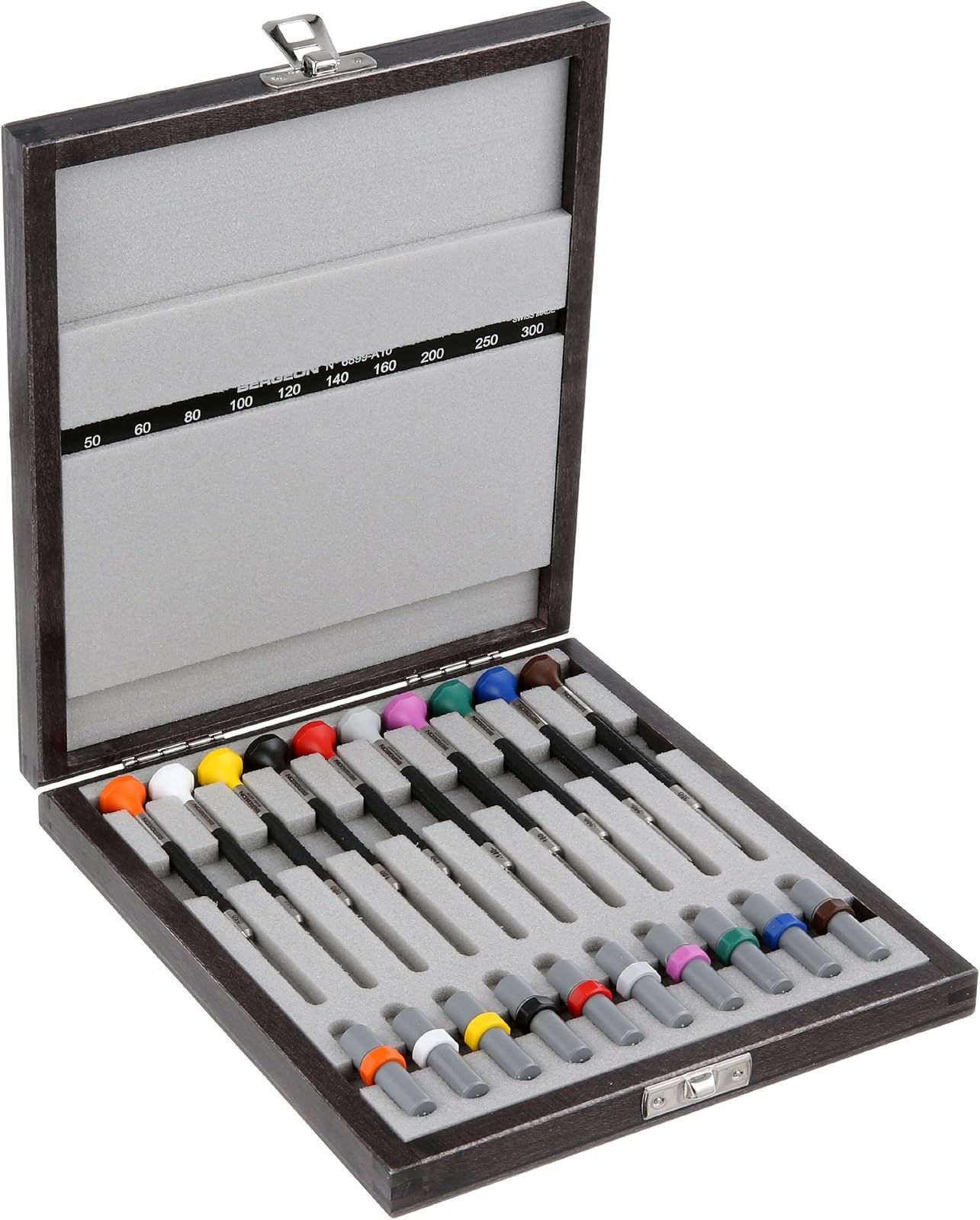 55-614 6899-A10 Ten Ergonomic Screwdriver Set with Spare Blades Watch