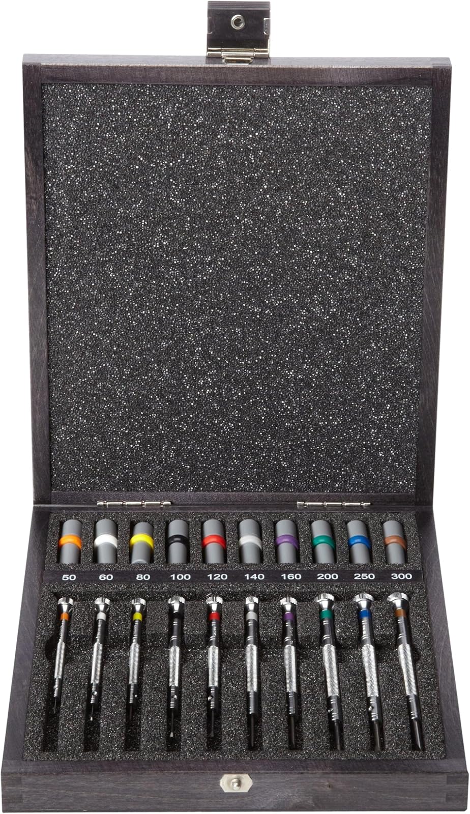 55-606 30080 Set of 10 Screwdrivers with 10 Tubes with Spare Blades in