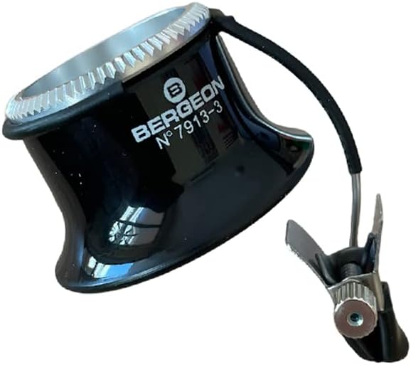 Watchmaker Removable Eyeglass with Clip for Glasses