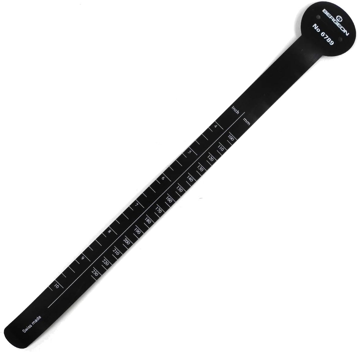 Black Flexible Measuring Wrist Band Hand Watch Tool