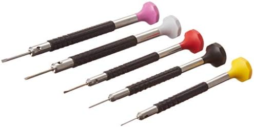 Set of 5 Watchmakers Ergonomic Screwdrivers Swiss Tools