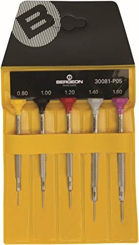 Screwdriver Set - 5 Pieces - Stainless Steel - Ergonomic