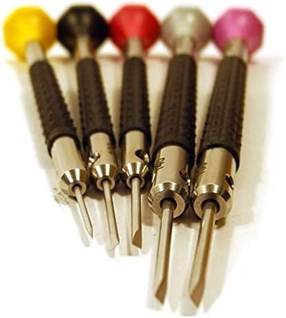 Screwdriver Set 6899-P05 0.80 to 1.6 mm Delrin Plastic and Stainless