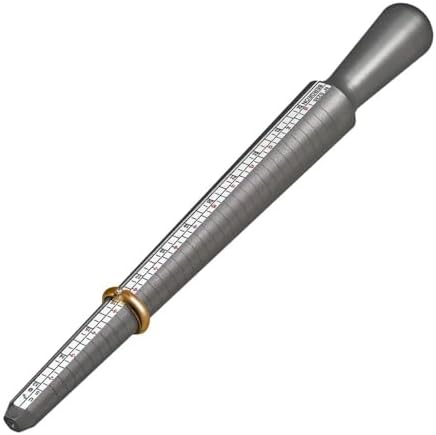 aluminium international ring sizing stick tool, US, FR