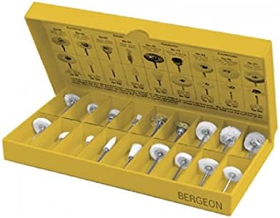 Assortment of small brushes for polishing