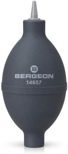 Dust Blower for Watchmaking, Anthracite Rubber PVC Tip