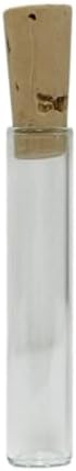 Glass Tube with Cork Cap, 32mm, 7mm for Watch Hands and Small Components