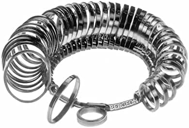 Metal Ring Finger Gauge-Euro Size Flat Band