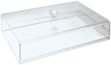 plexiglass dust Cover 200 x 200 x 70 mm, Bench Tool for Watchmaker
