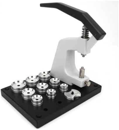 Watch Crystal Press with 10 Tapered Dies Watchmaker Hand Tool
