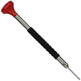Watchmaker's Screwdriver, 1.2 mm, Swiss Made, Stainless Steel, Red