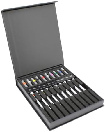 Watchmaker Screwdriver Set, Chromium Plated, 10-Piece with Spare Blades